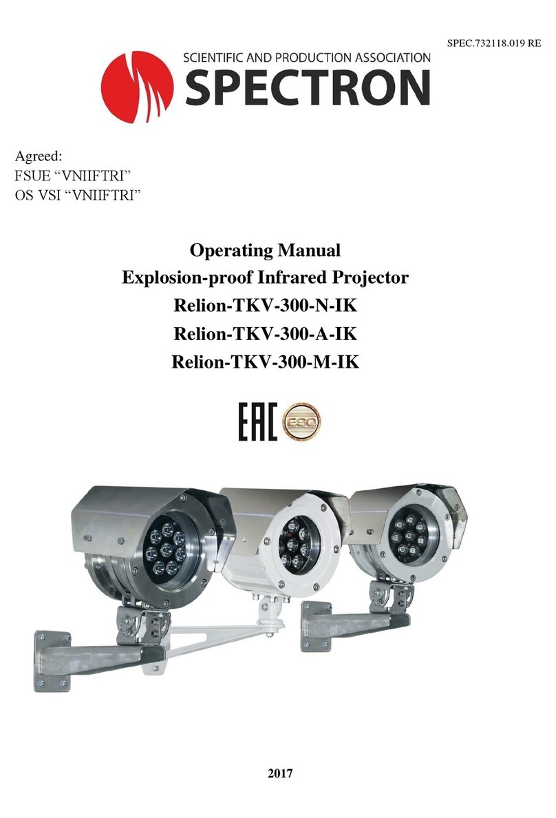 Spectron Relion-TKV-300-N-IK operating manual