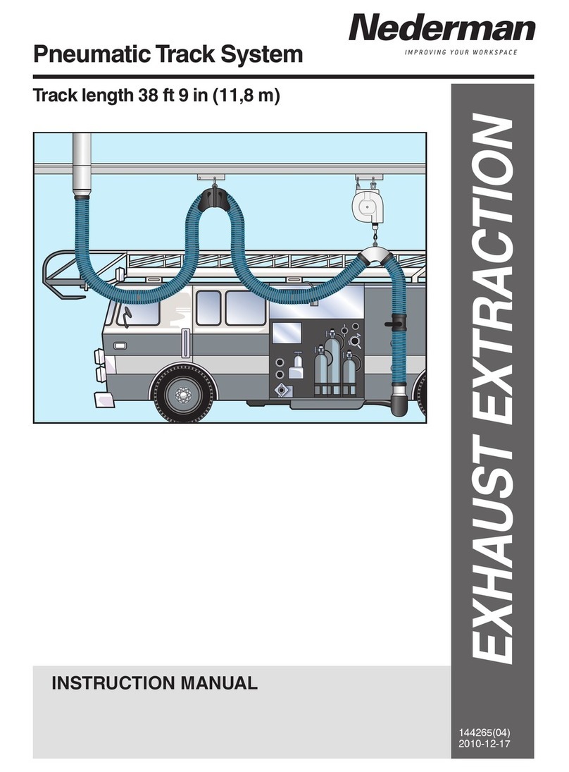 Nederman Pneumatic Track System User manual