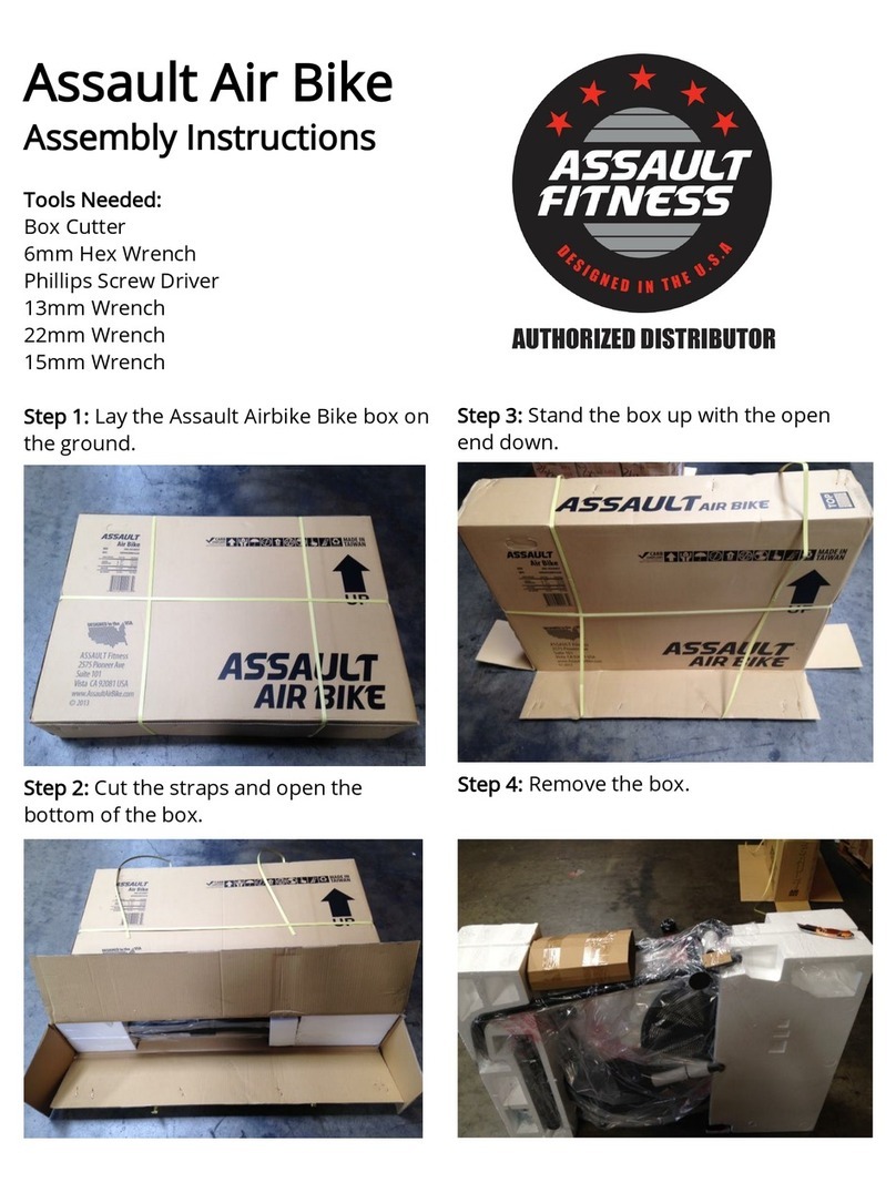 Assault Fitness Air Bike Assembly instructions