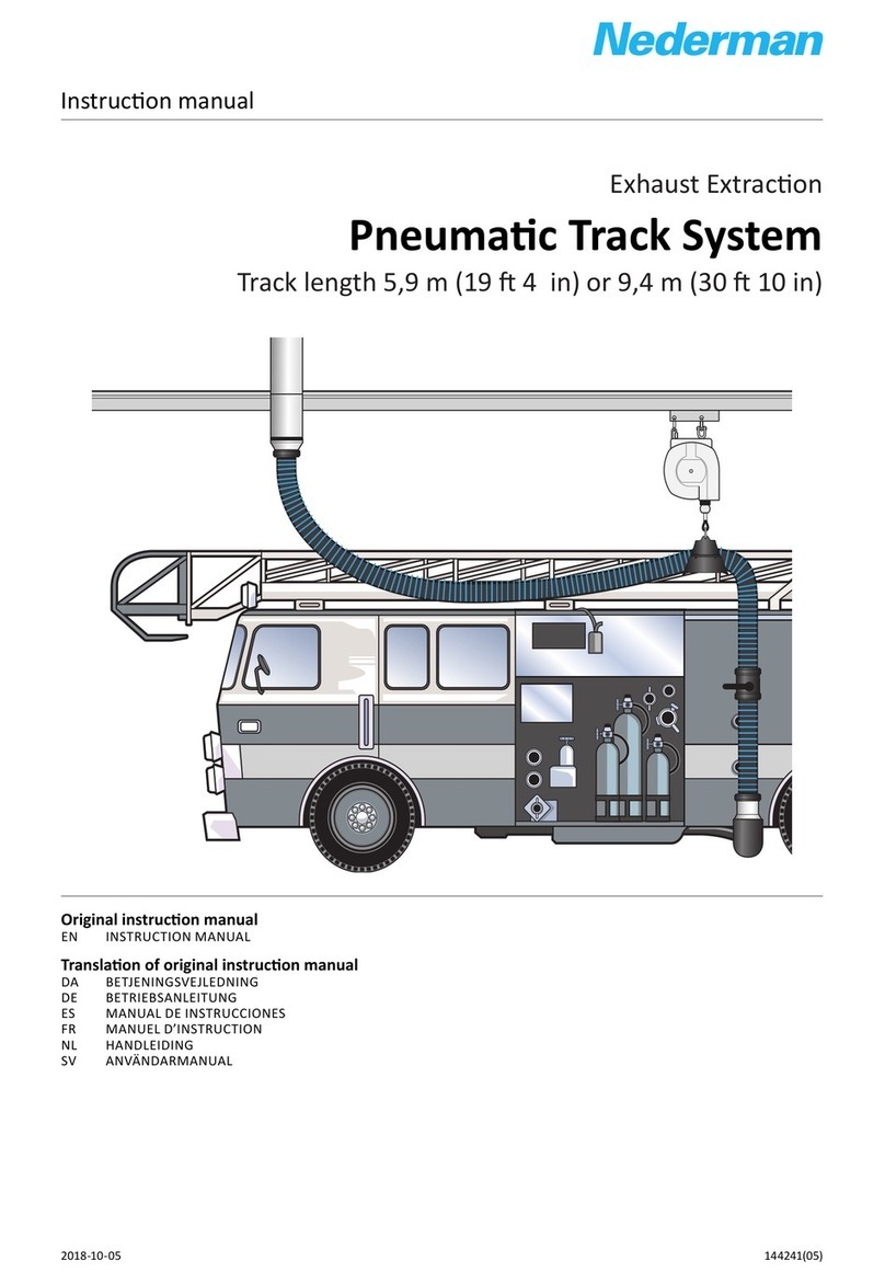 Nederman Pneumatic Track System User manual
