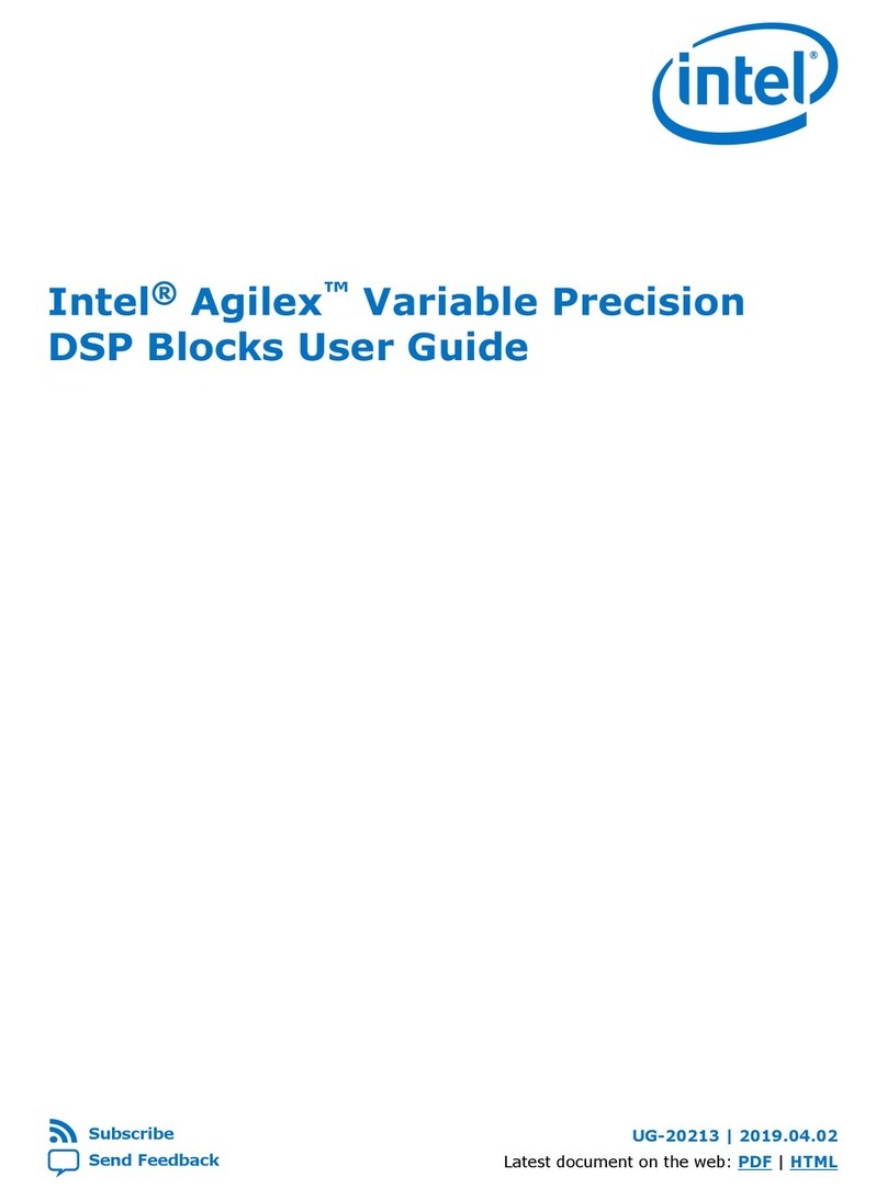 Intel Agilex User manual