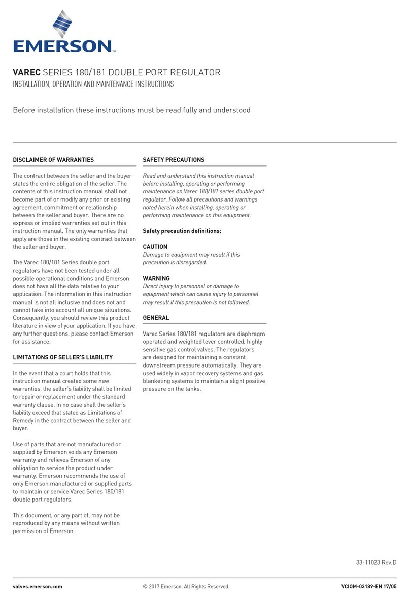 Emerson VAREC Series Manual