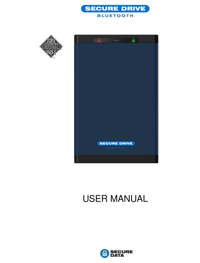 SecureData SecureDrive-BT User manual