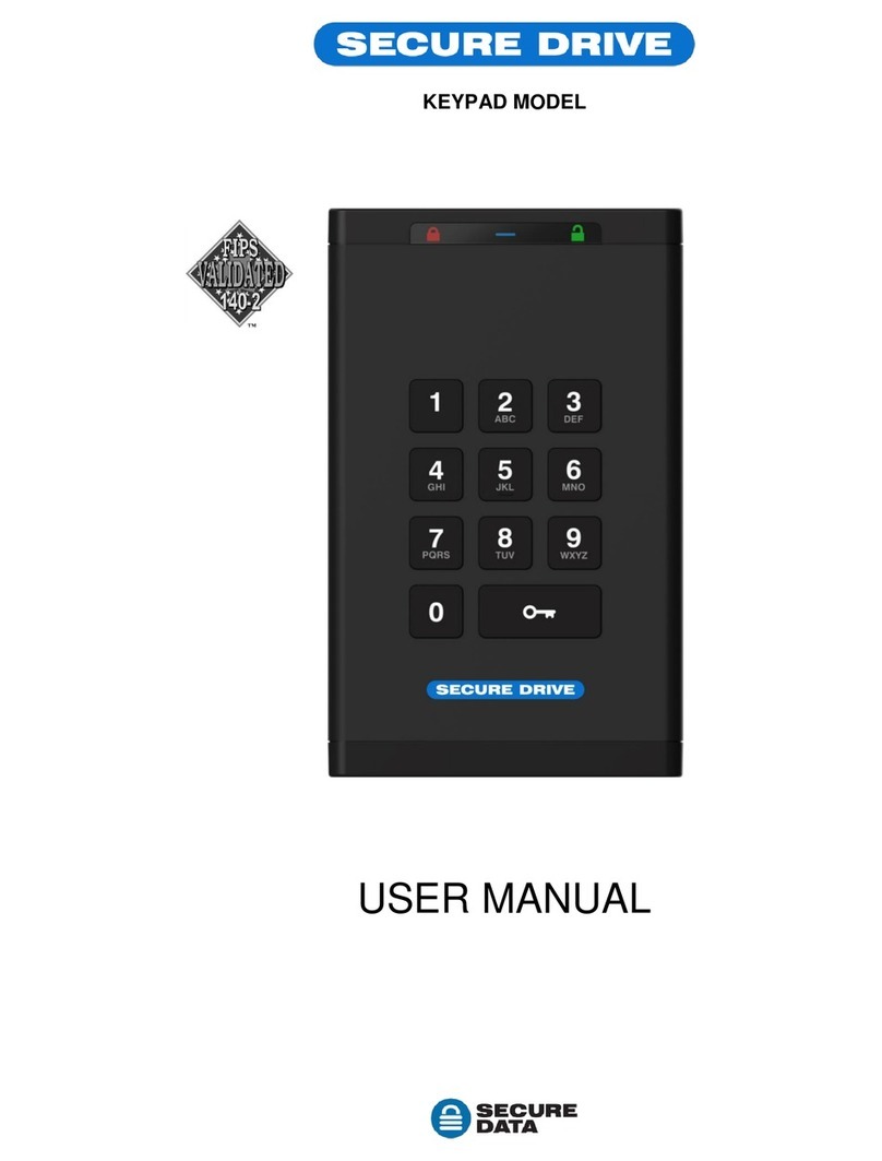 SecureData SecureDrive KP User manual