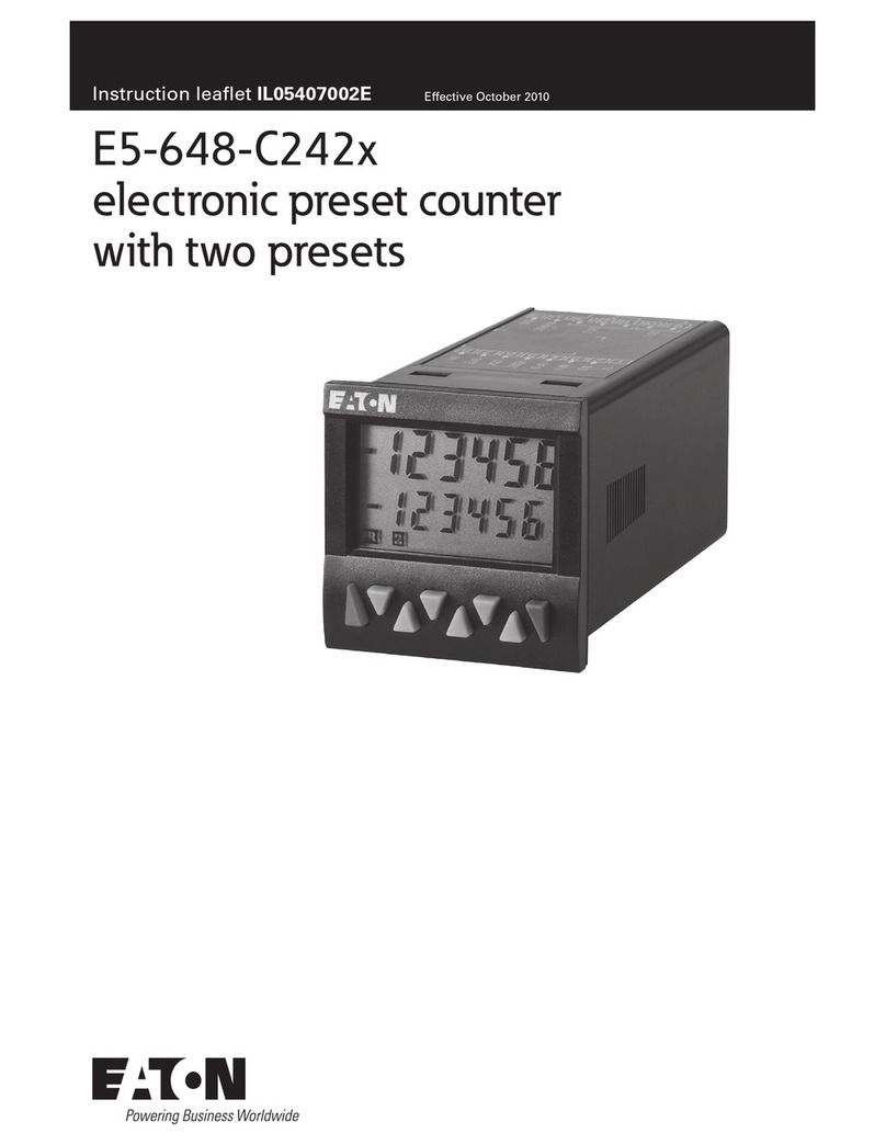 Eaton E5-648-C242 Series Instruction leaflet