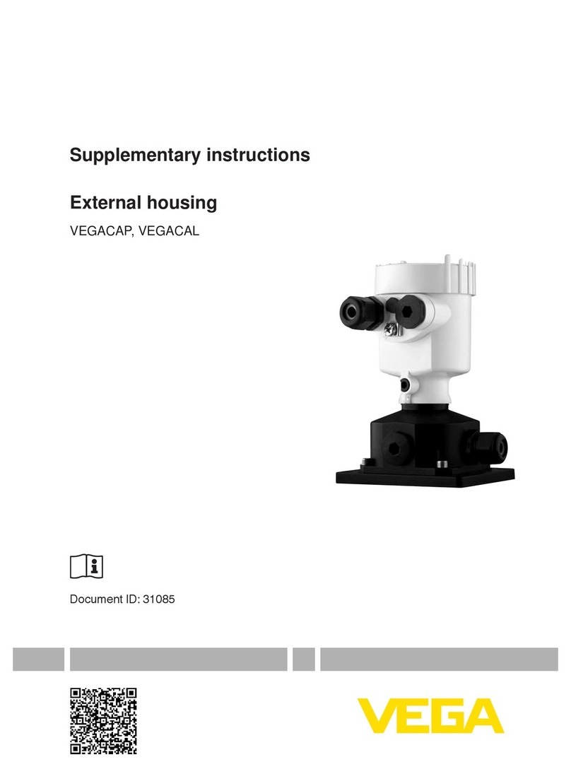 Vega VEGACAL Supplementary instructions