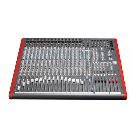 ALLEN & HEATH ZED 420 User manual