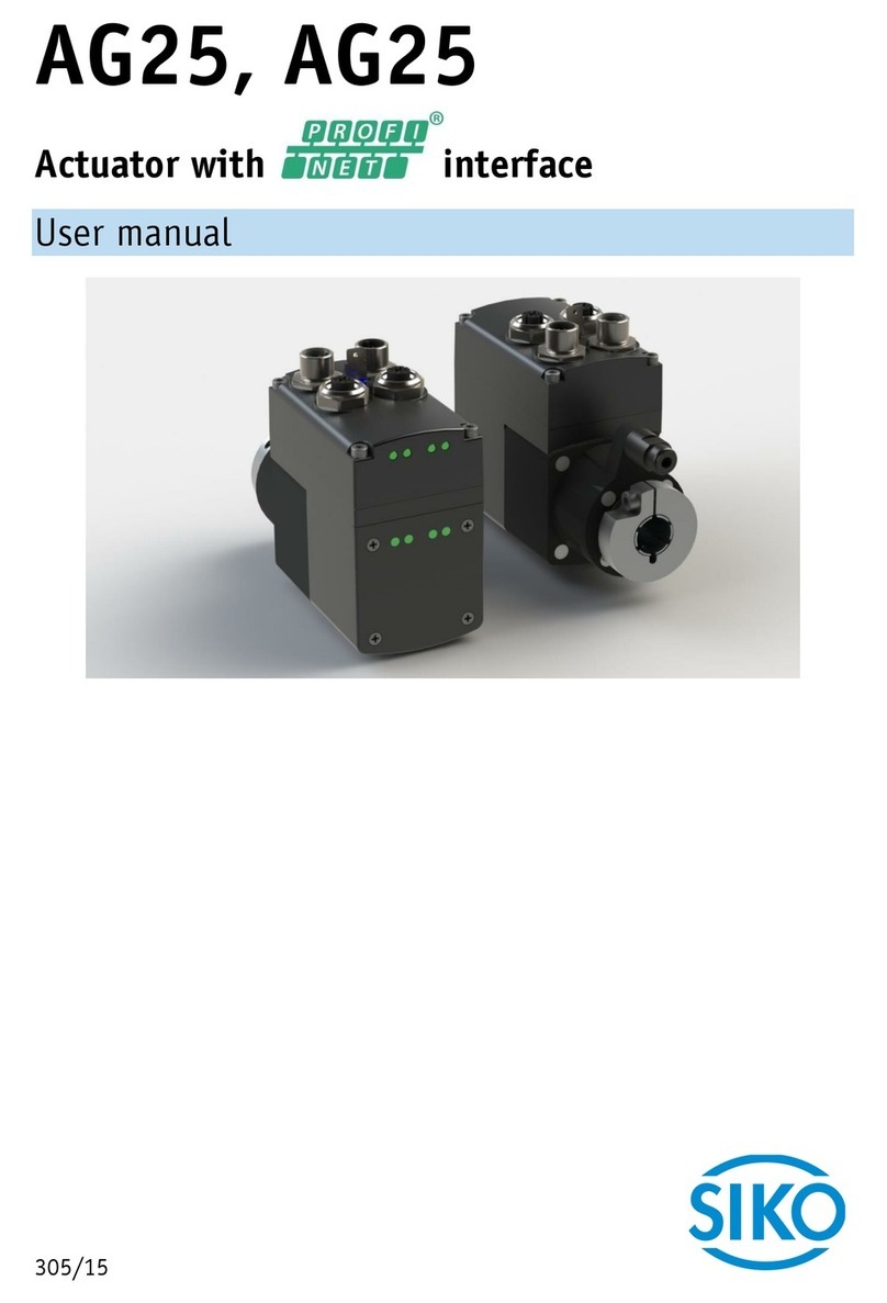 Siko AG25 User manual