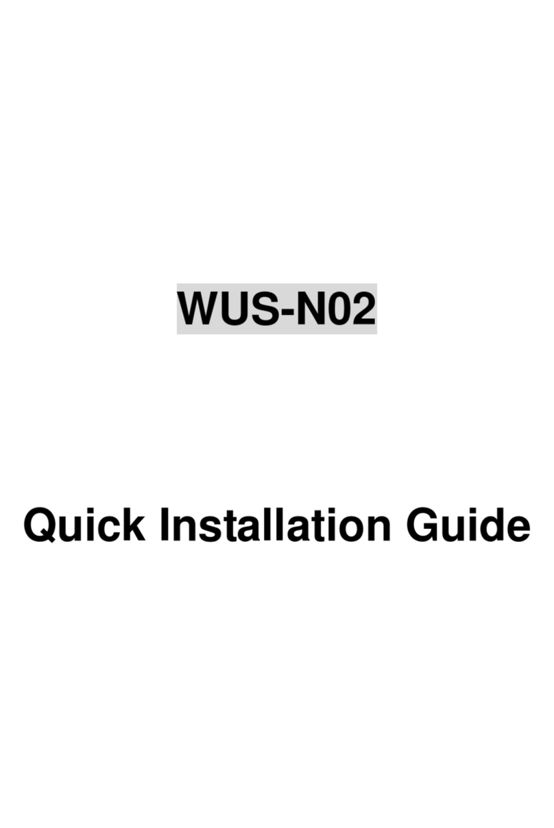 Alpha Networks WUS-N02 Quick installation guide