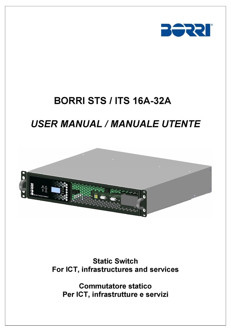 Borri STS-16 user manual