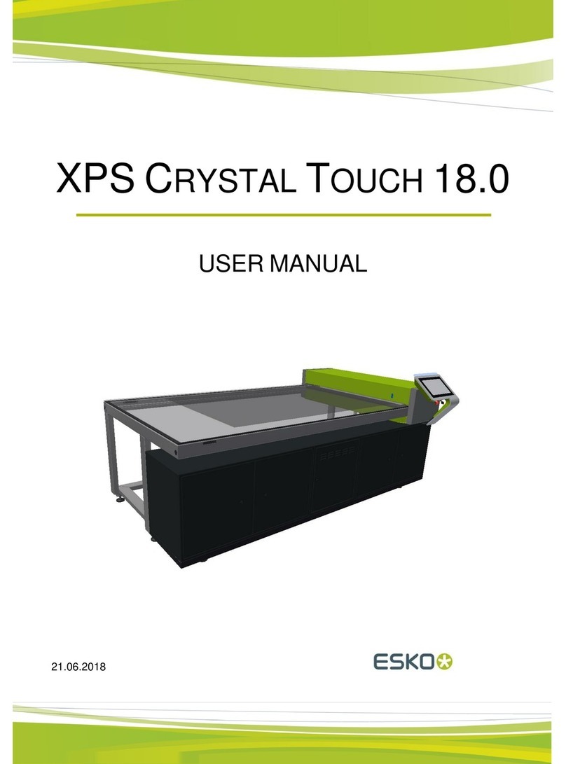 Esko XPS CRYSTAL TOUCH 18.0 user manual