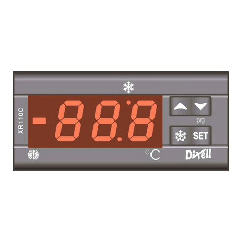 dixell XR110C Installing and operating instructions