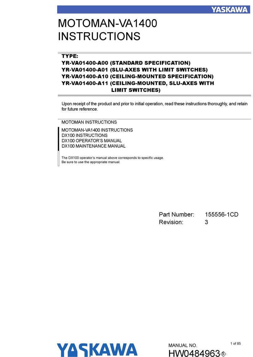 YASKAWA MOTOMAN-VA1400 instructions