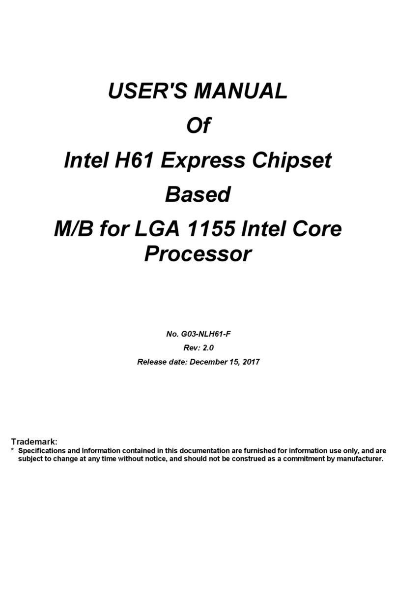 Intel H61 Express User manual