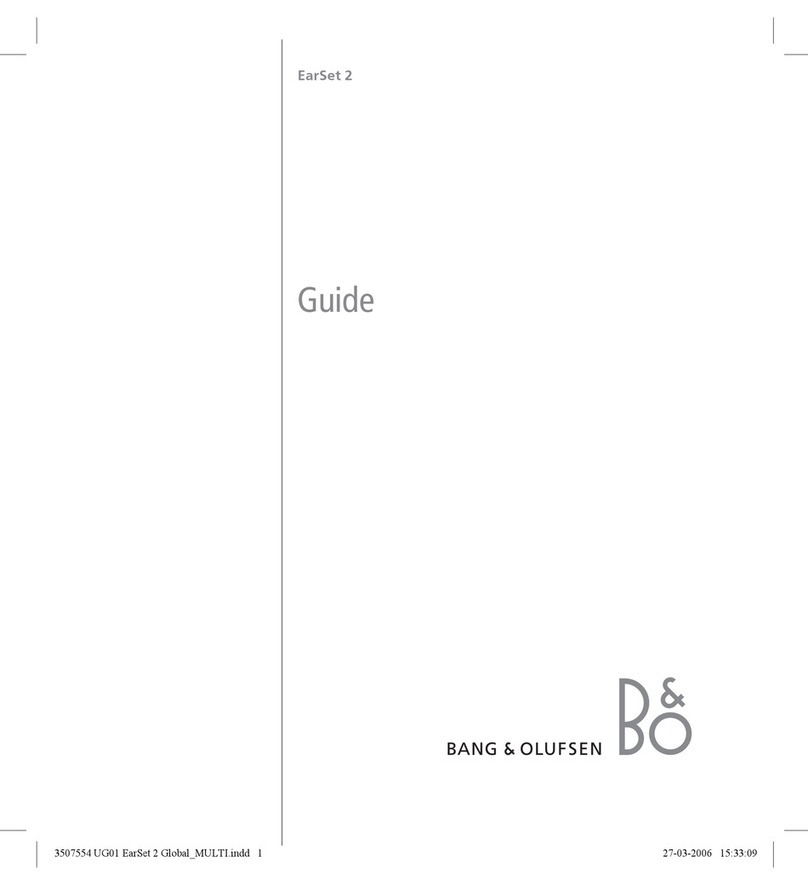 Bang & Olufsen EarSet 2 Guide