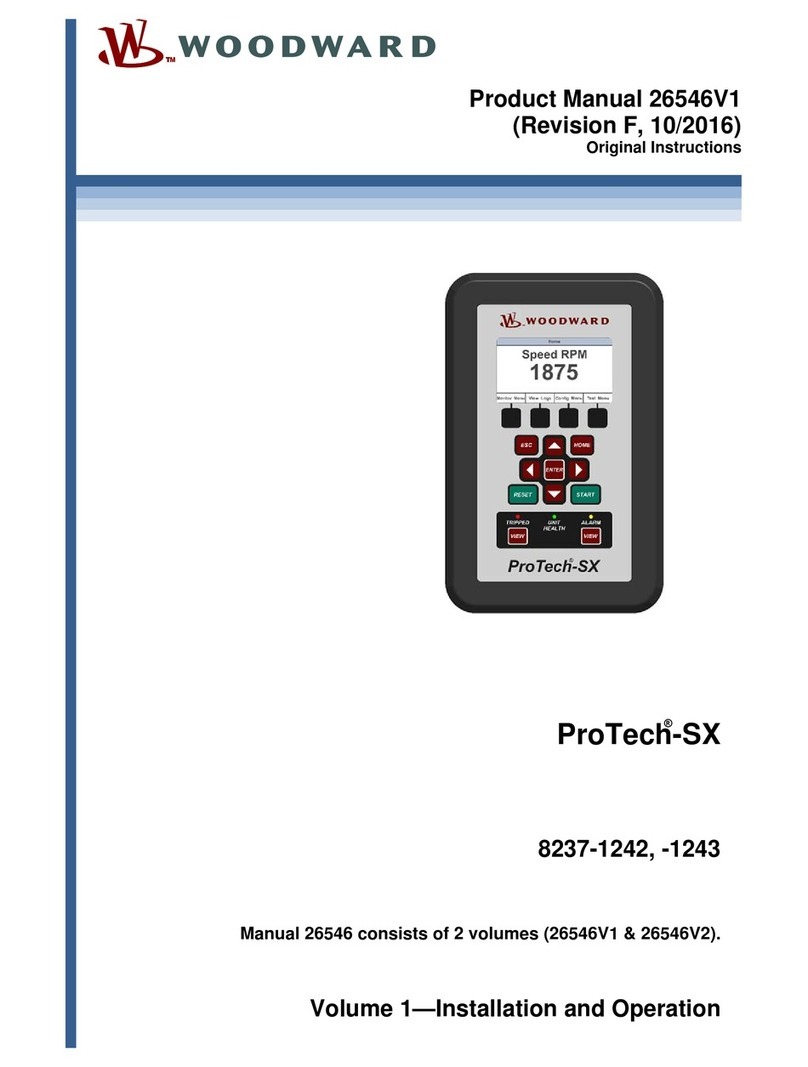 Woodward ProTech-SX 8237-1242 product manual