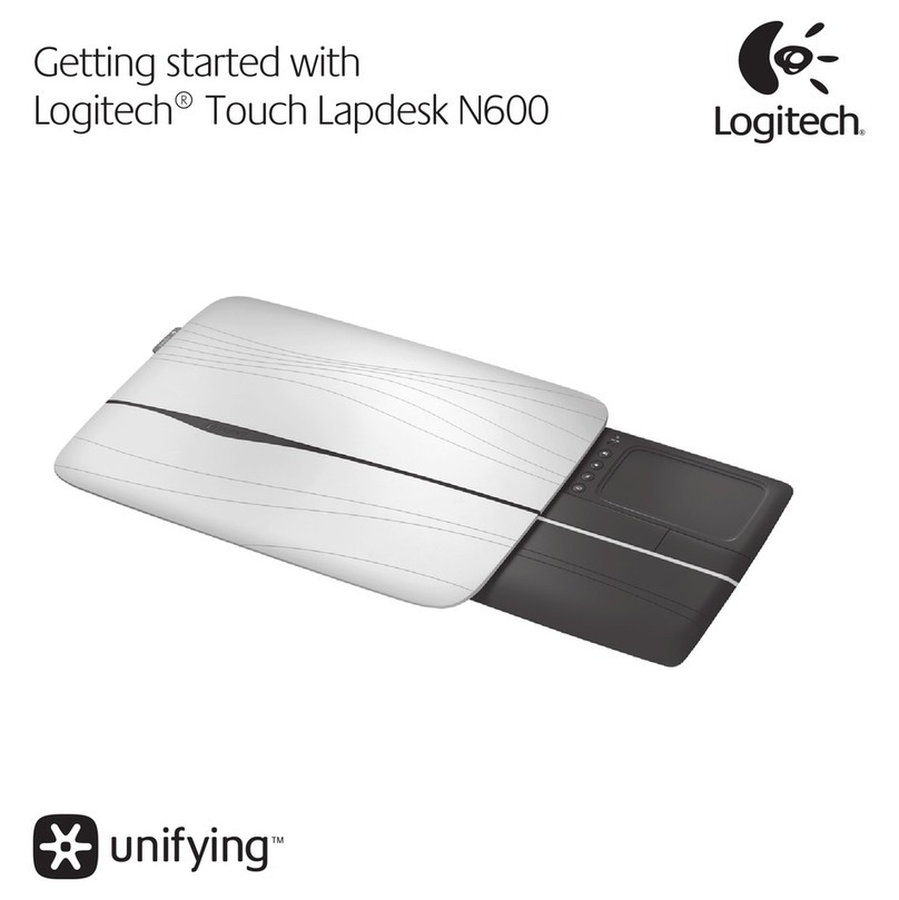 Logitech Touch Lapdesk N600 User manual