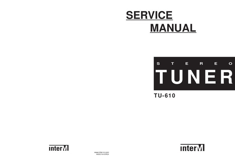 Inter-m TU-610 User manual
