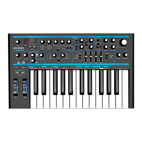 Novation Bass Station II User manual