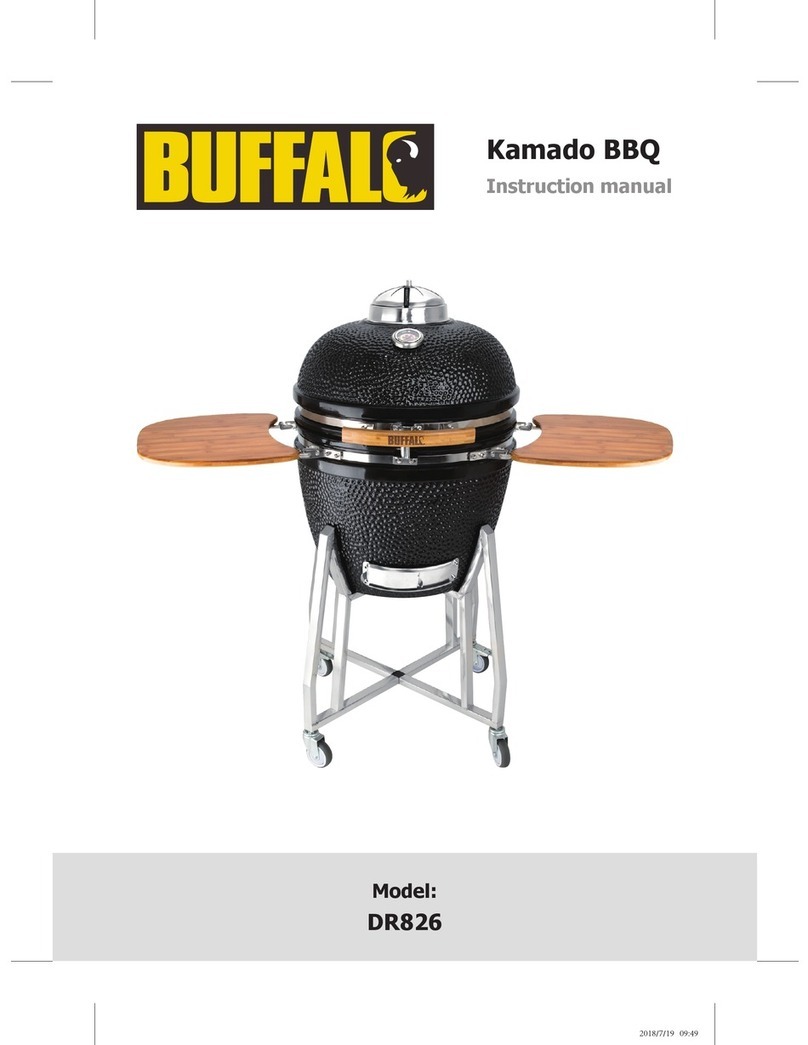 Buffalo Kamado BBQ instruction manual