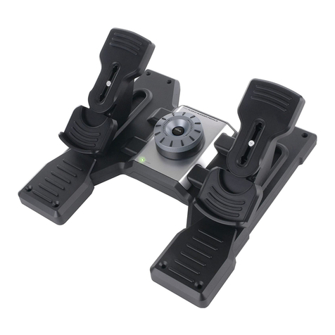 Logitech G FLIGHT RUDDER PEDALS User manual Logitech G FLIGHT RUDDER PEDALS User manual