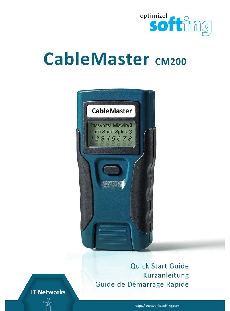 Softing CableMaster CM200 User manual