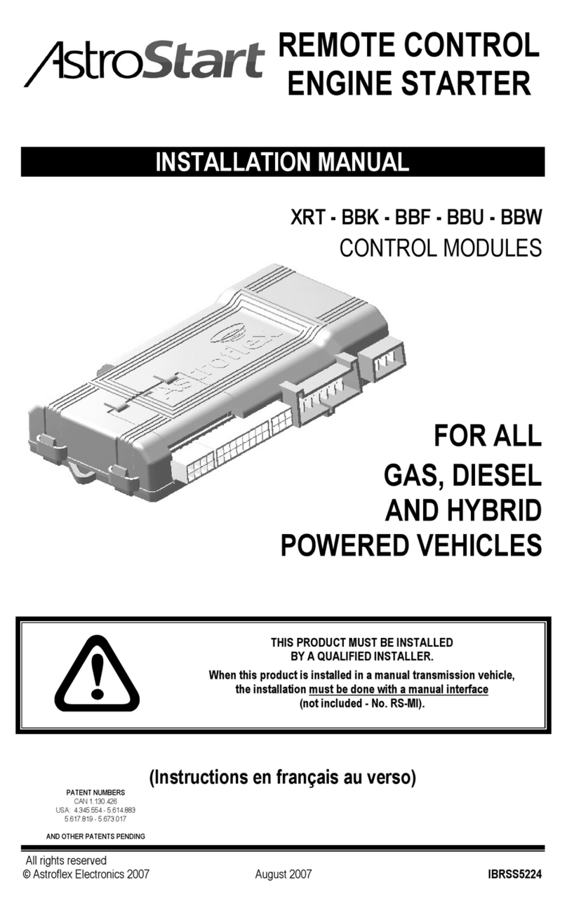 AstroStart XRT installation manual