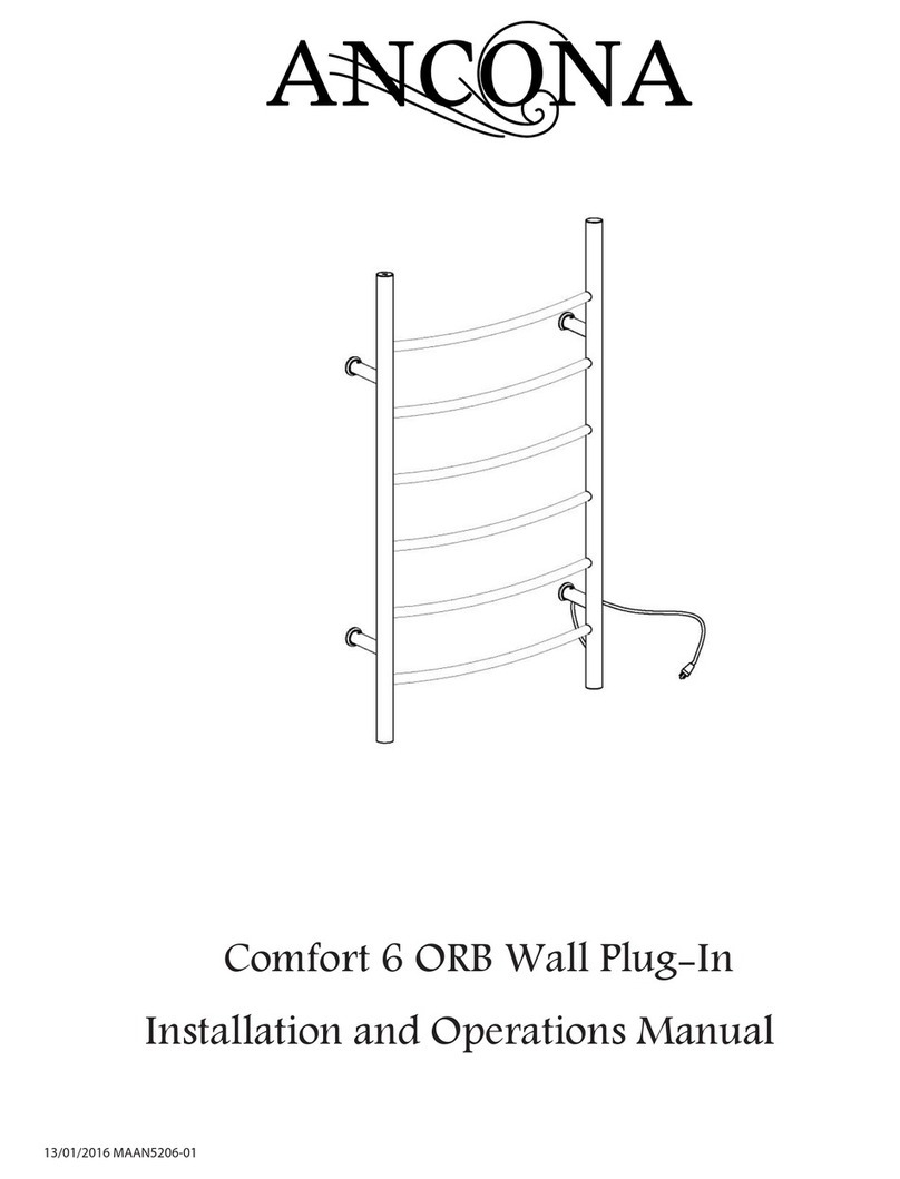 Ancona Comfort 6 Installation and operation manual
