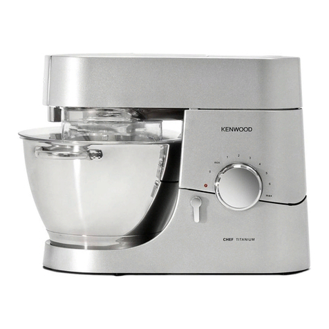 Kenwood Chef and Major KM010 series Operating instructions