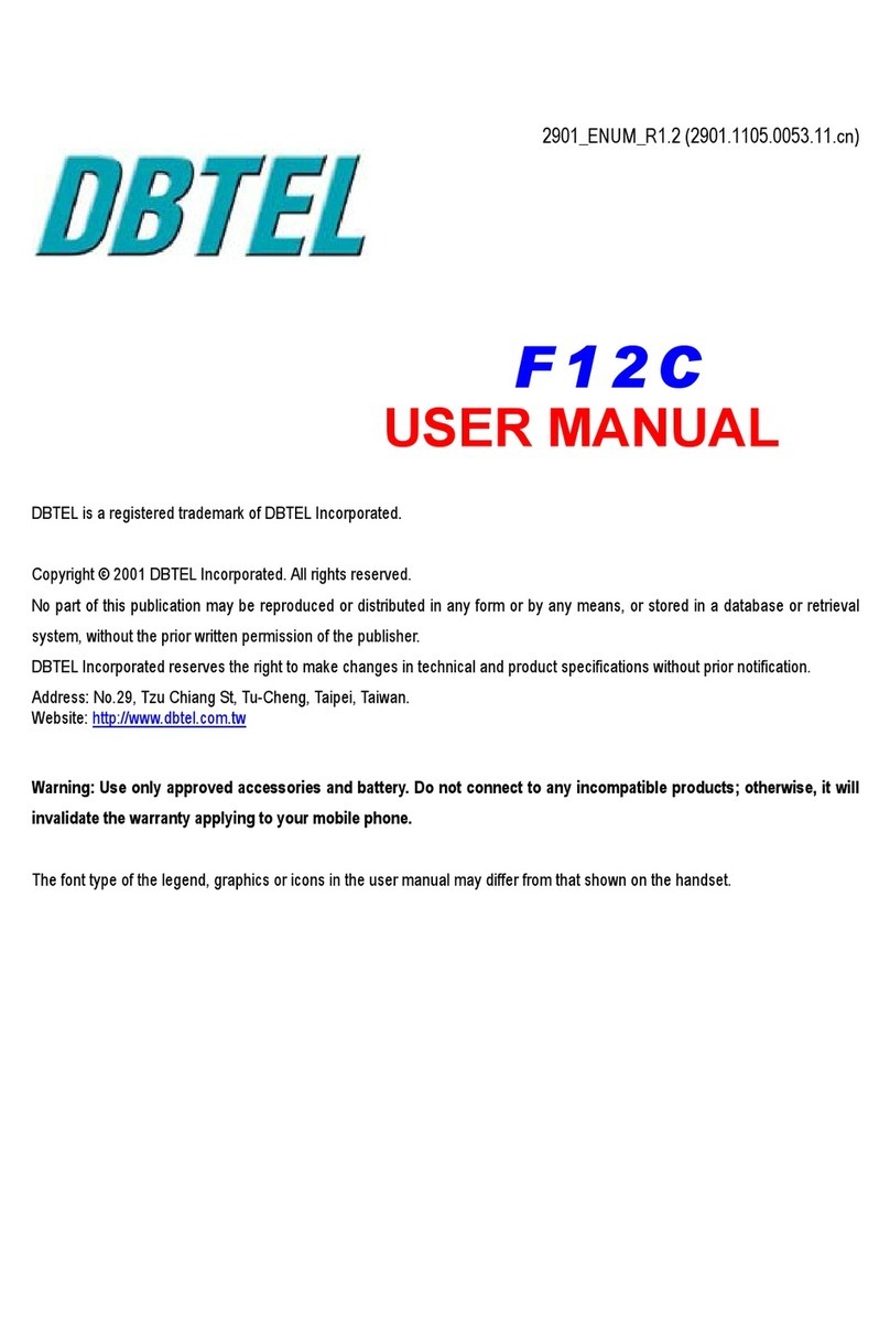 DBTEL 2901 User manual