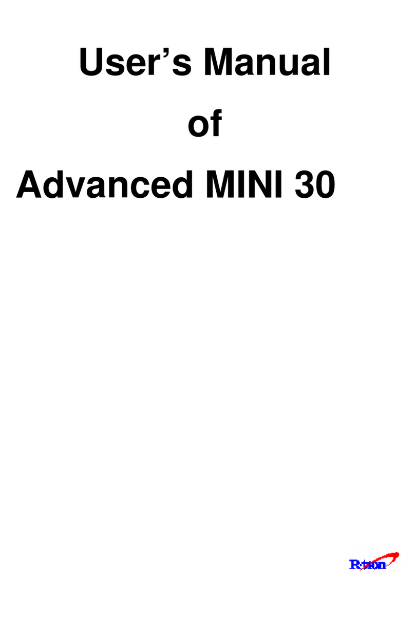 R-tron Advanced MINI 30 user manual