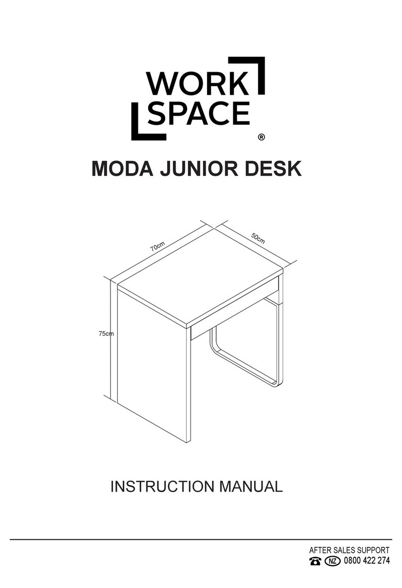 Workspace MODA JUNIOR DESK User manual