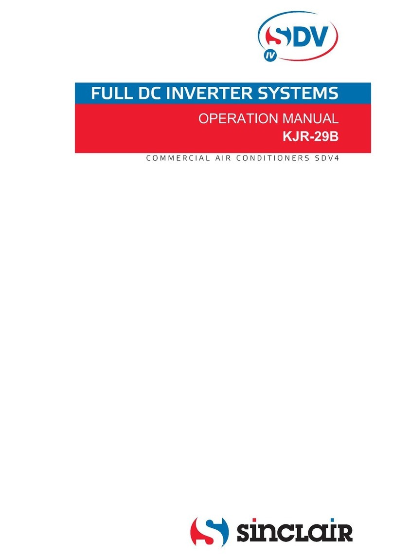 Sinclair KJR-29B User manual