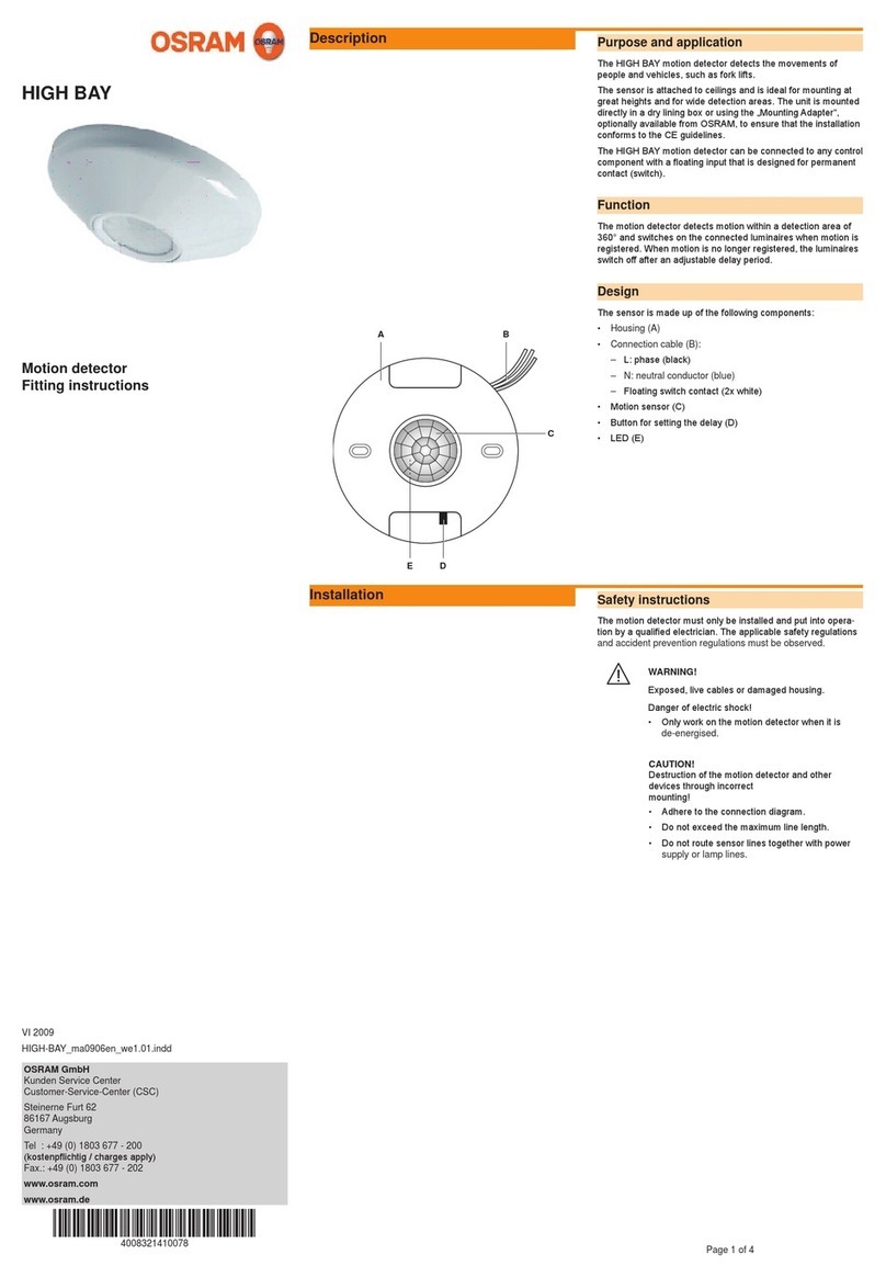 Osram HIGH BAY Fitting instructions