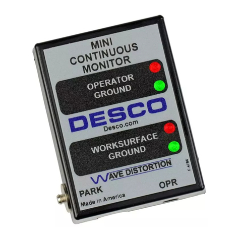 Desco 19258 Installation and operating instructions