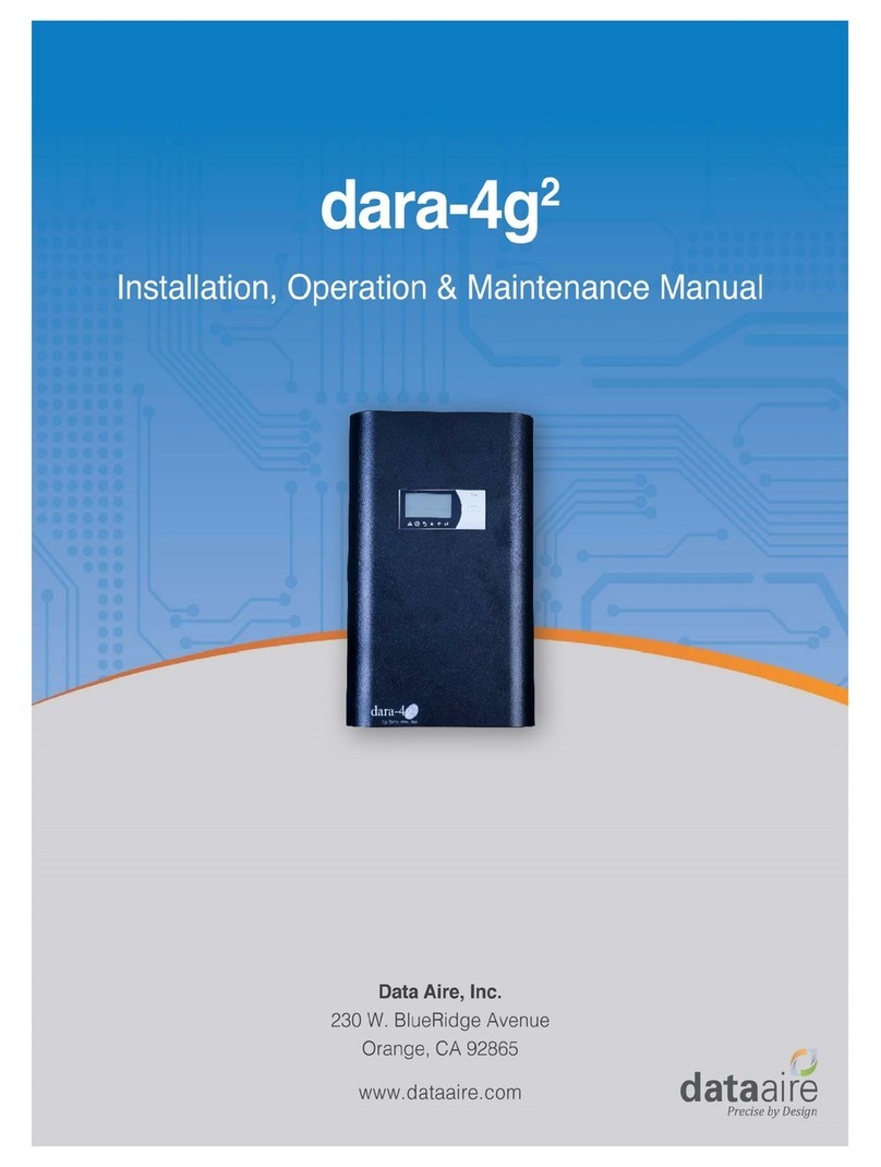 Data Aire dara-4g2 Installation, operation & maintenance manual