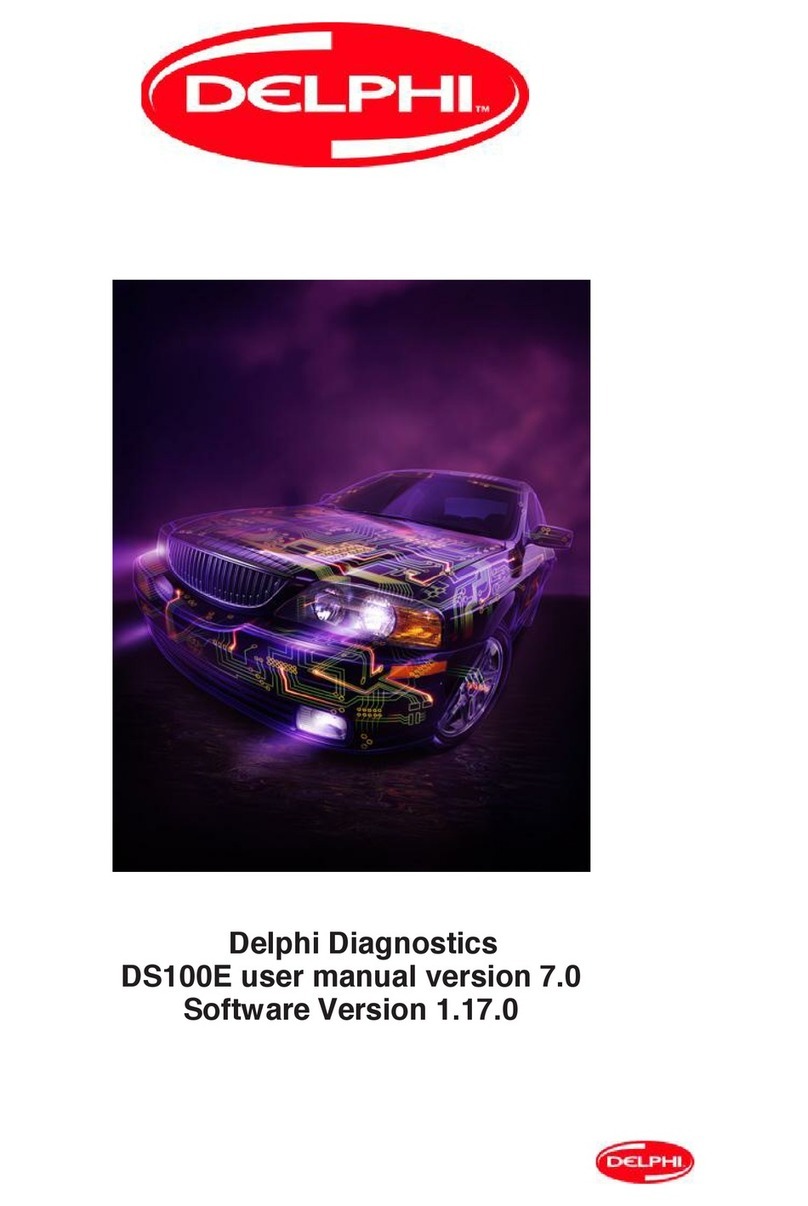 Delphi DS100E User manual