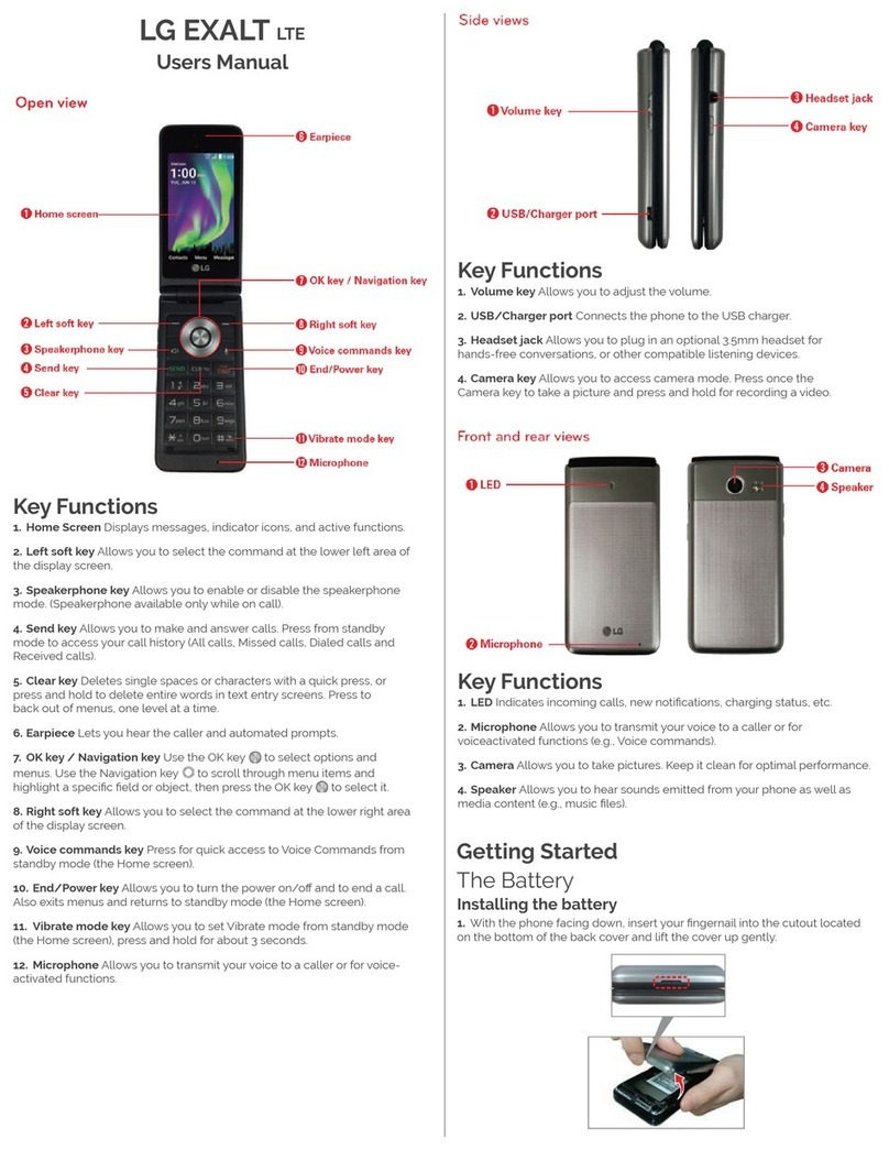 LG Exalt LTE User manual