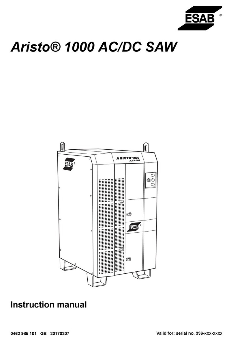 ESAB Aristo 1000 instruction manual