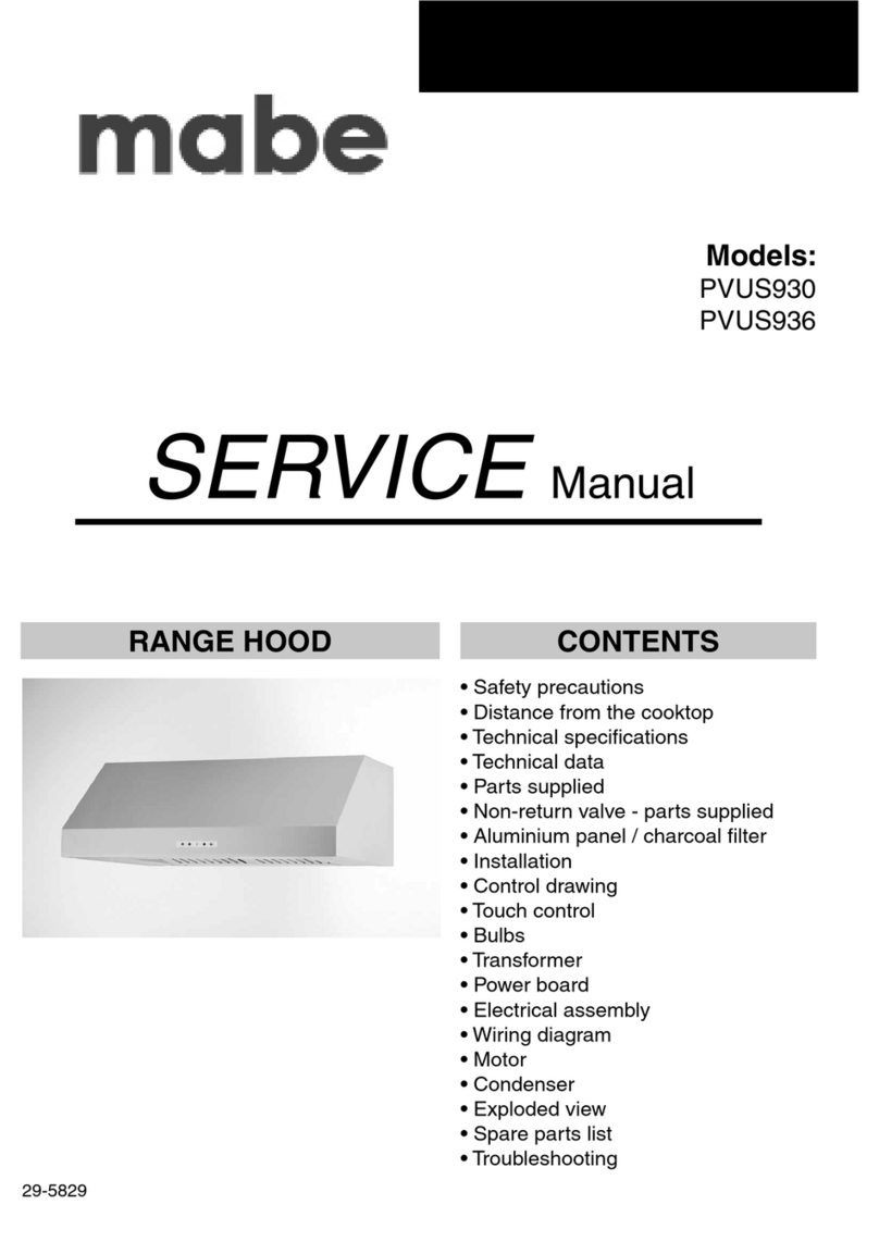 mabe PVUS930 User manual
