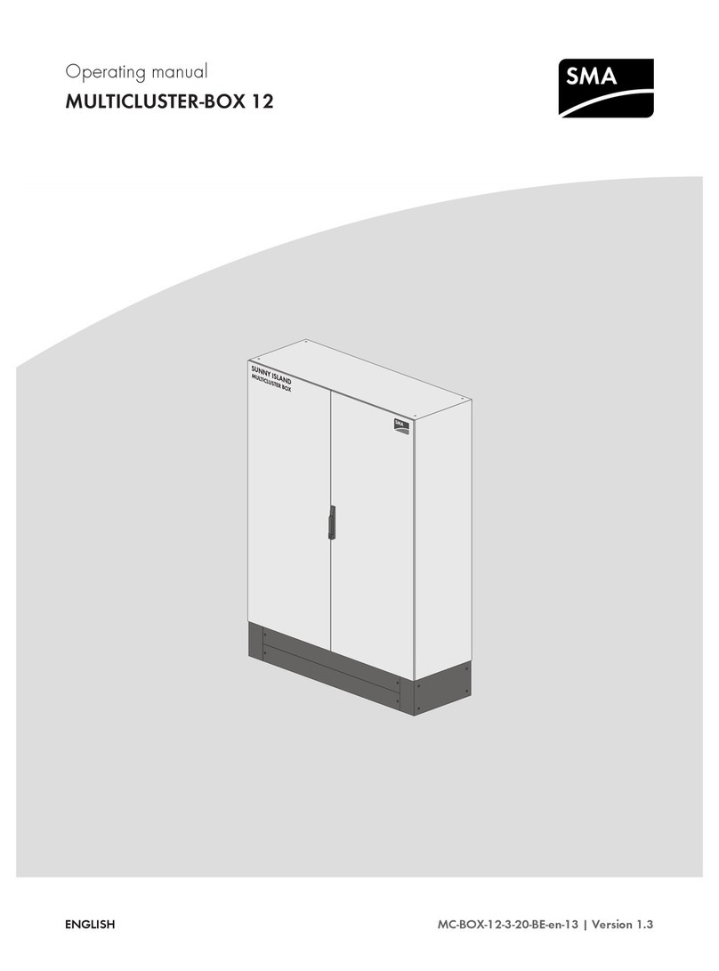 SMA MULTICLUSTER-BOX 12 User manual