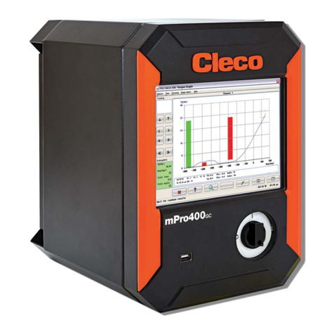 Cleco DGD mPro400GC Owner's manual