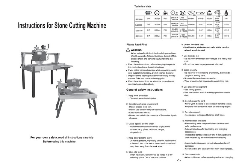 Macma SJ23060 instructions