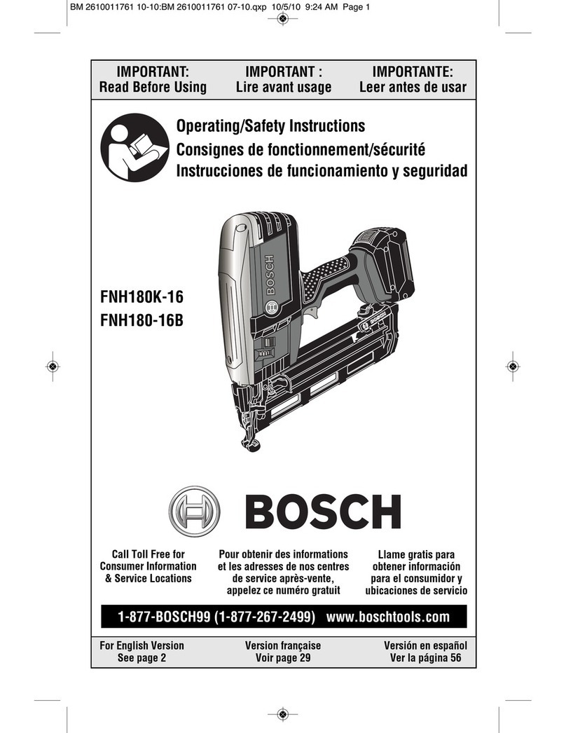 Bosch FNH180K-16 Assembly instructions