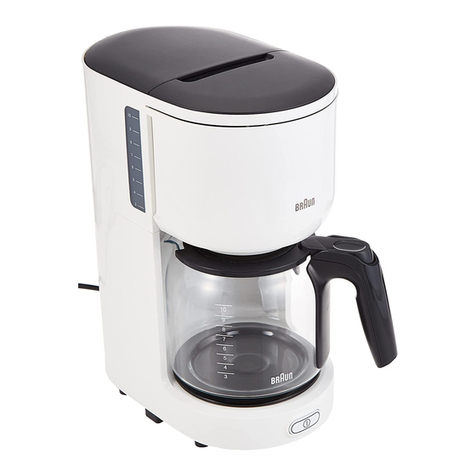 Braun KF 3100 User manual