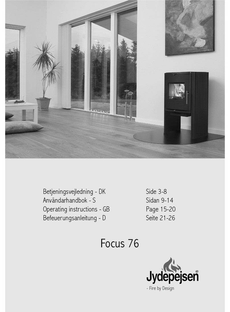 Jydepejsen Focus 76 operating instructions