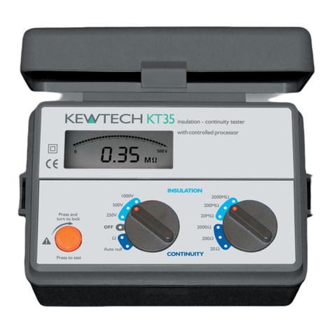 Kewtech KT35 User manual