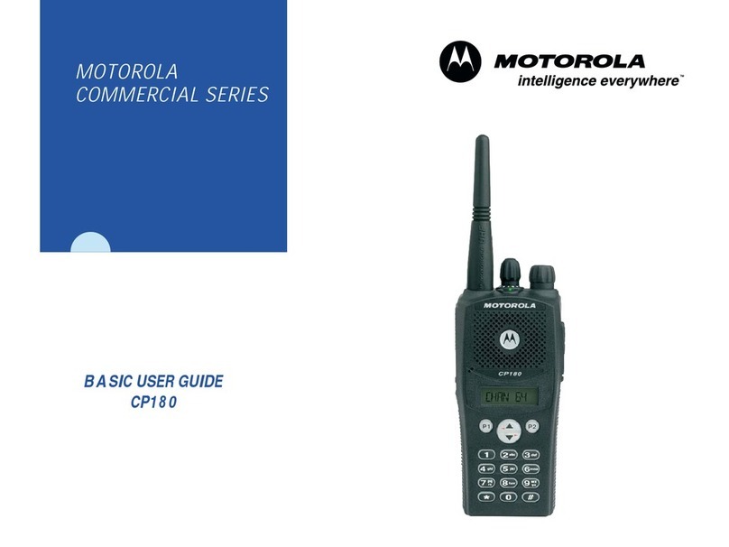 Motorola Commercial Series Operating and maintenance manual