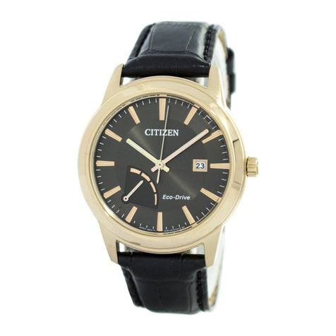 Citizen ECO-DRIVE J850 User manual