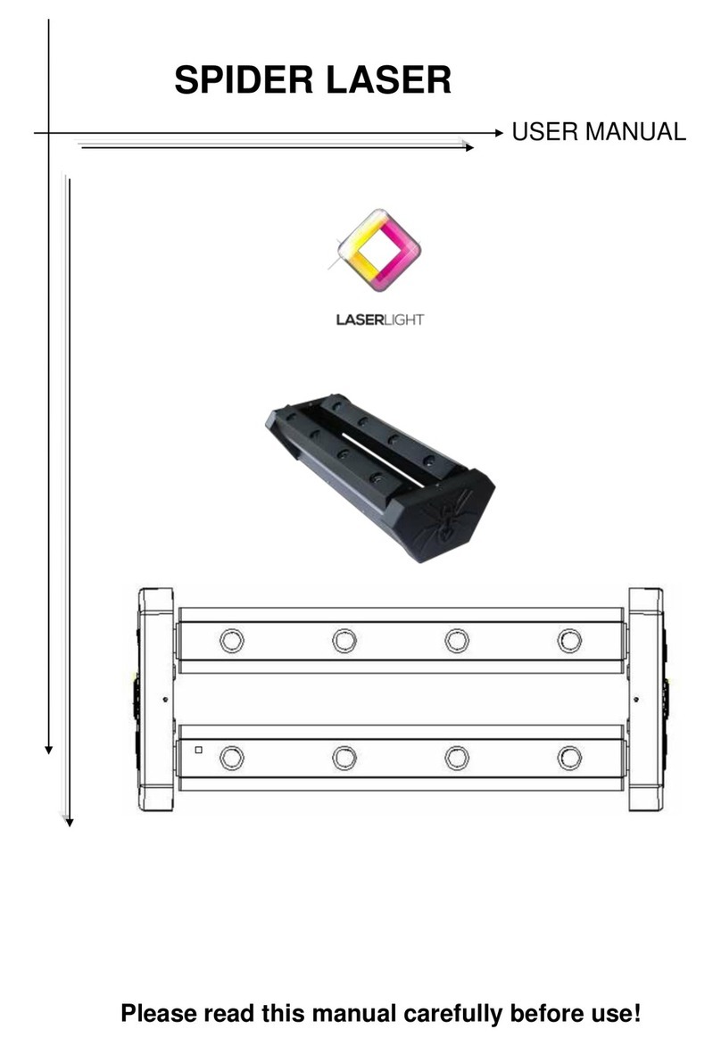 LaserLight SPIDER LASER user manual